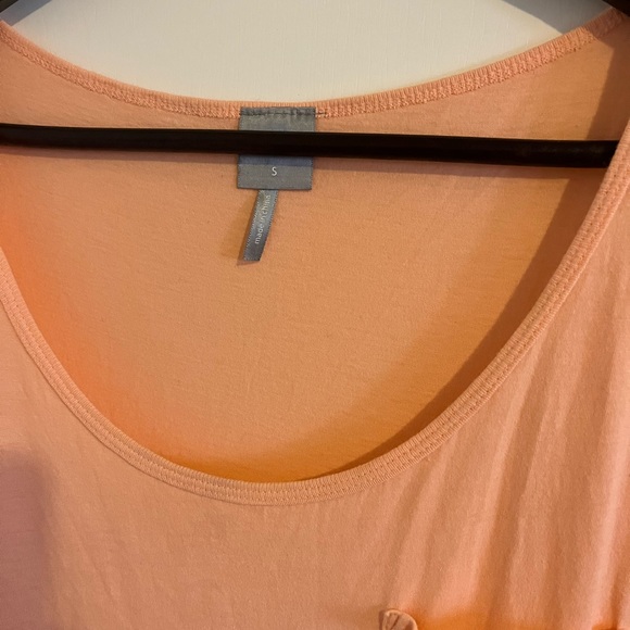 Bobi SHIRRED DROP WAIST DRESS fromRevolve in Peach size small - Picture 4 of 9